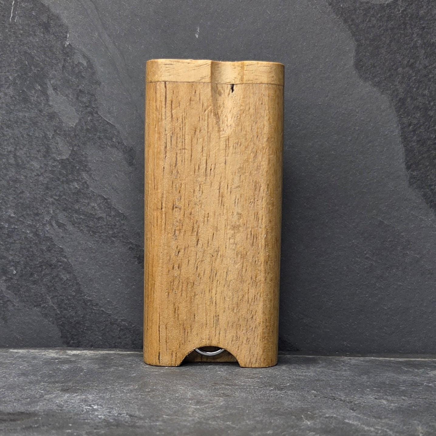 Wood Dugout Stash Box with Pick and One Hitter - Mountain