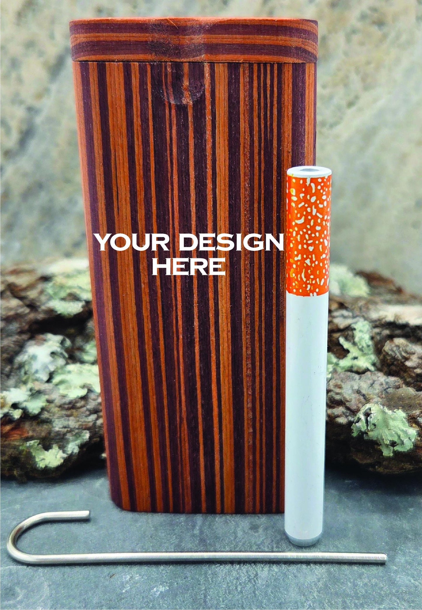 Customized Laser Etched and UV Printed Dugout with One Hitter and Pick