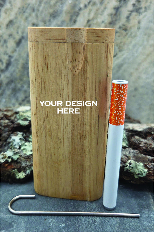 Customized Laser Etched and UV Printed Dugout with One Hitter and Pick