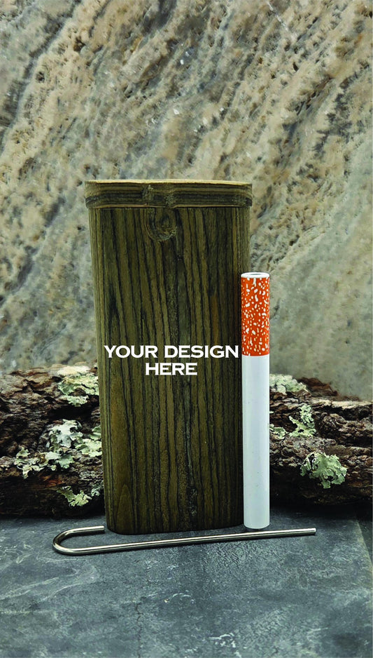 Customized Laser Etched and UV Printed Dugout with One Hitter and Pick