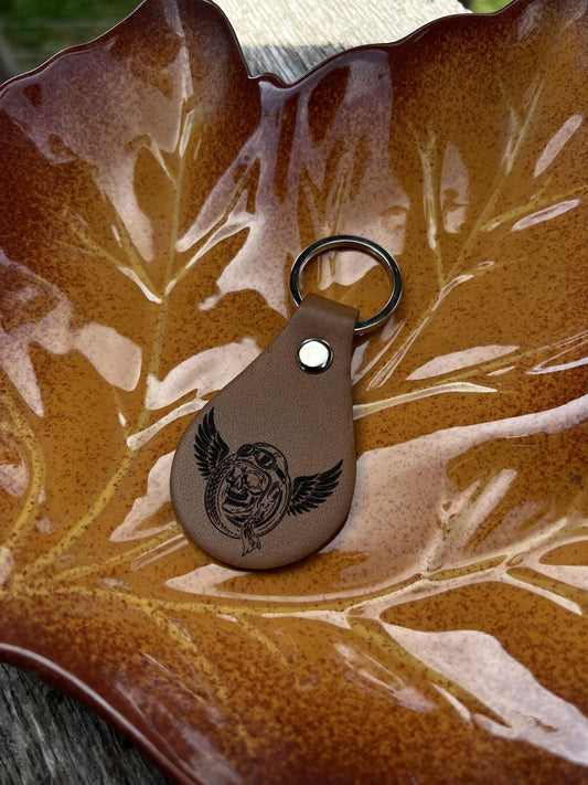 Black Plate Society Wings and Wheels Event Keychain