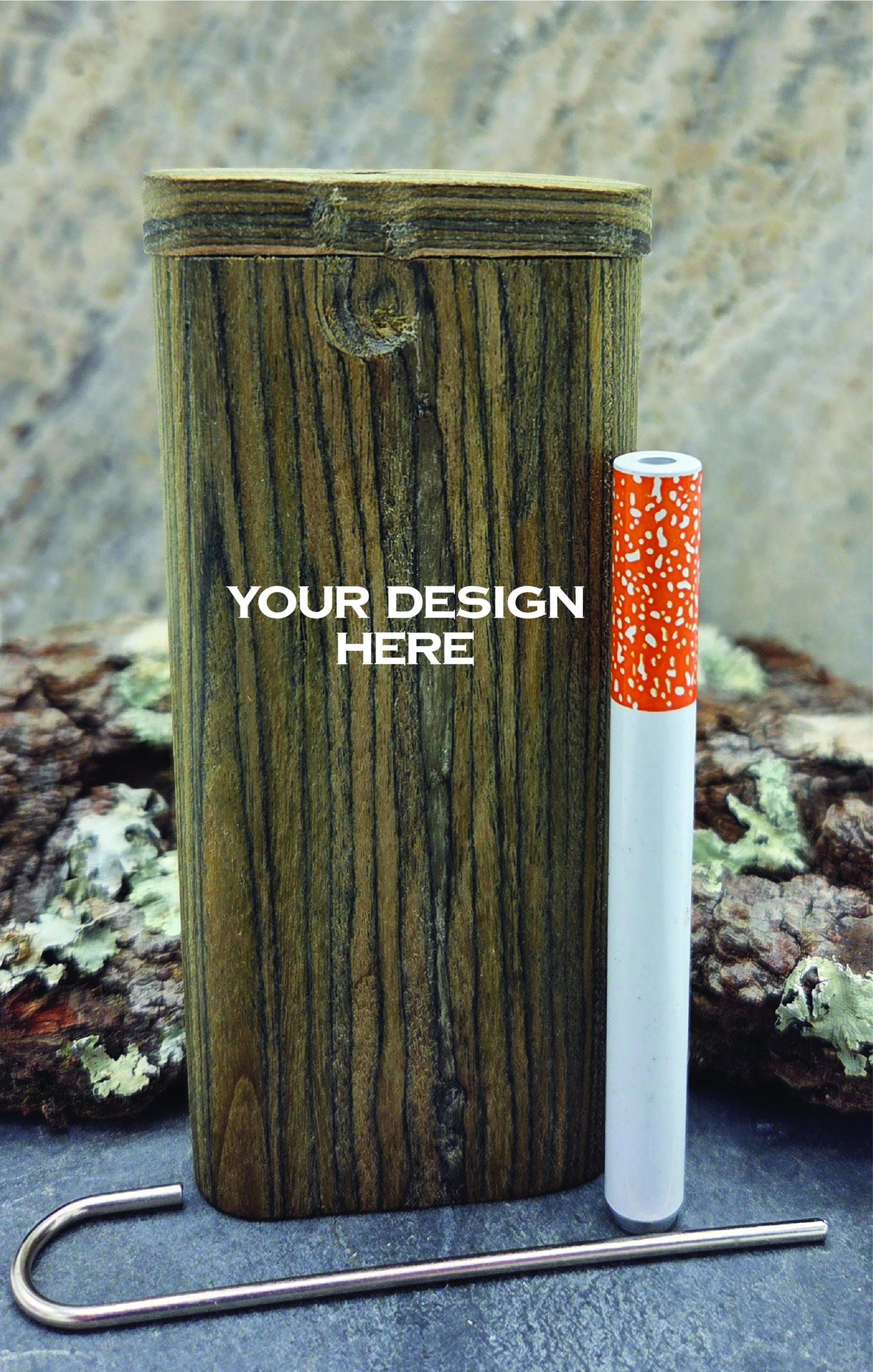 Customized Laser Etched and UV Printed Dugout with One Hitter and Pick