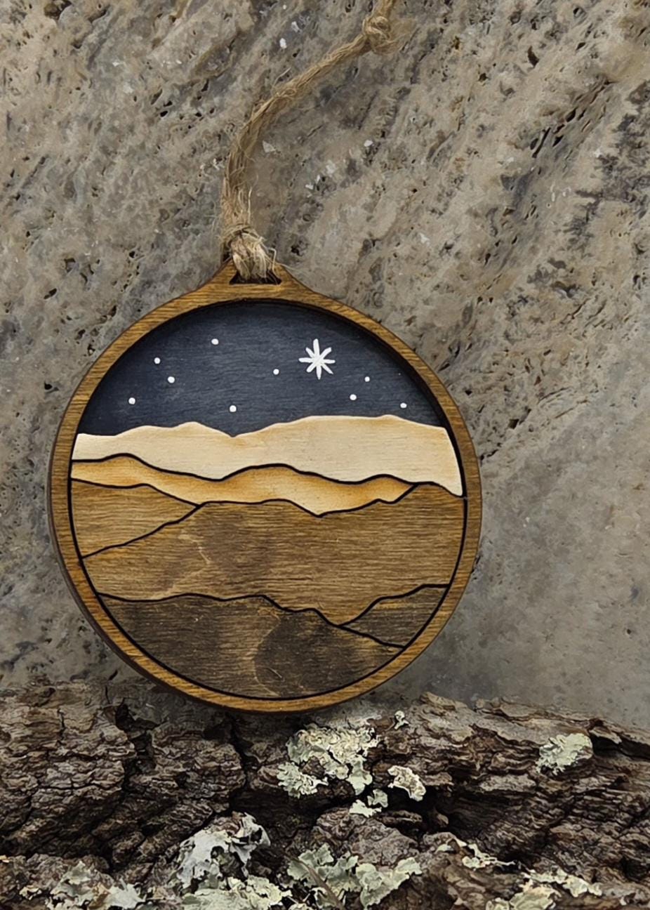 Blue Ridge Mountain Ornament
