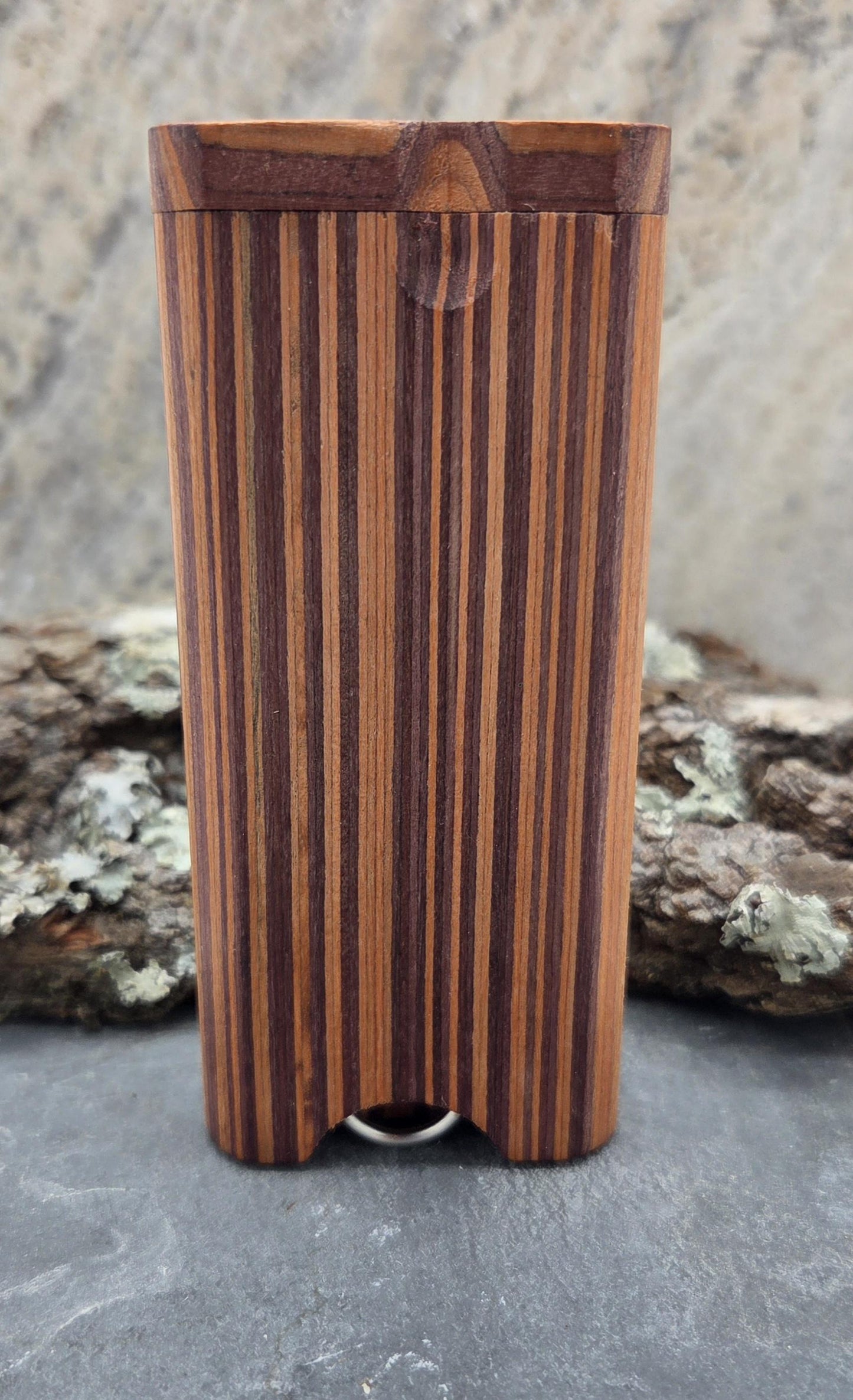 Psychedelic Mushroom Laser Etched and UV Printed Dugout with One Hitter and Pick
