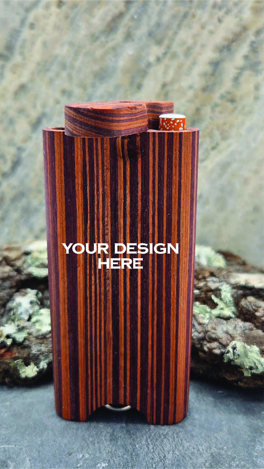 Customized Laser Etched and UV Printed Dugout with One Hitter and Pick