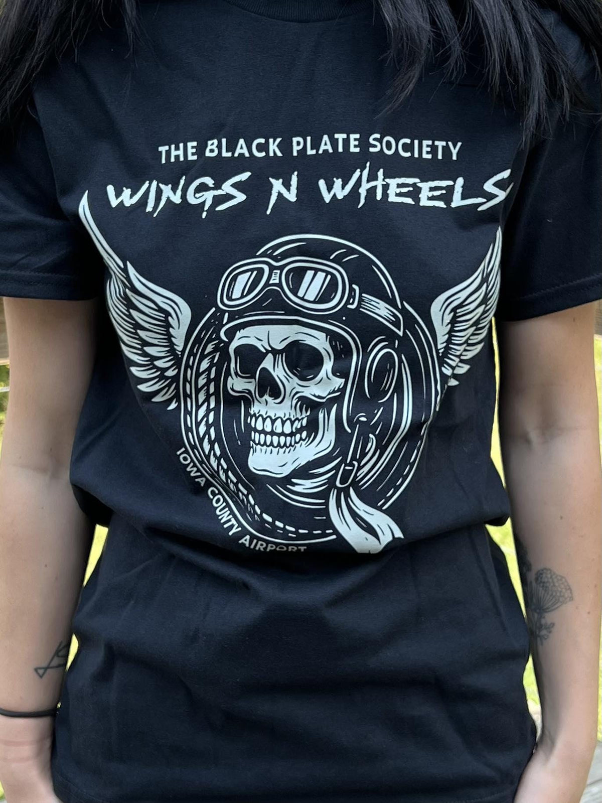 Black Plate Society Wings and Wheels T-shirt