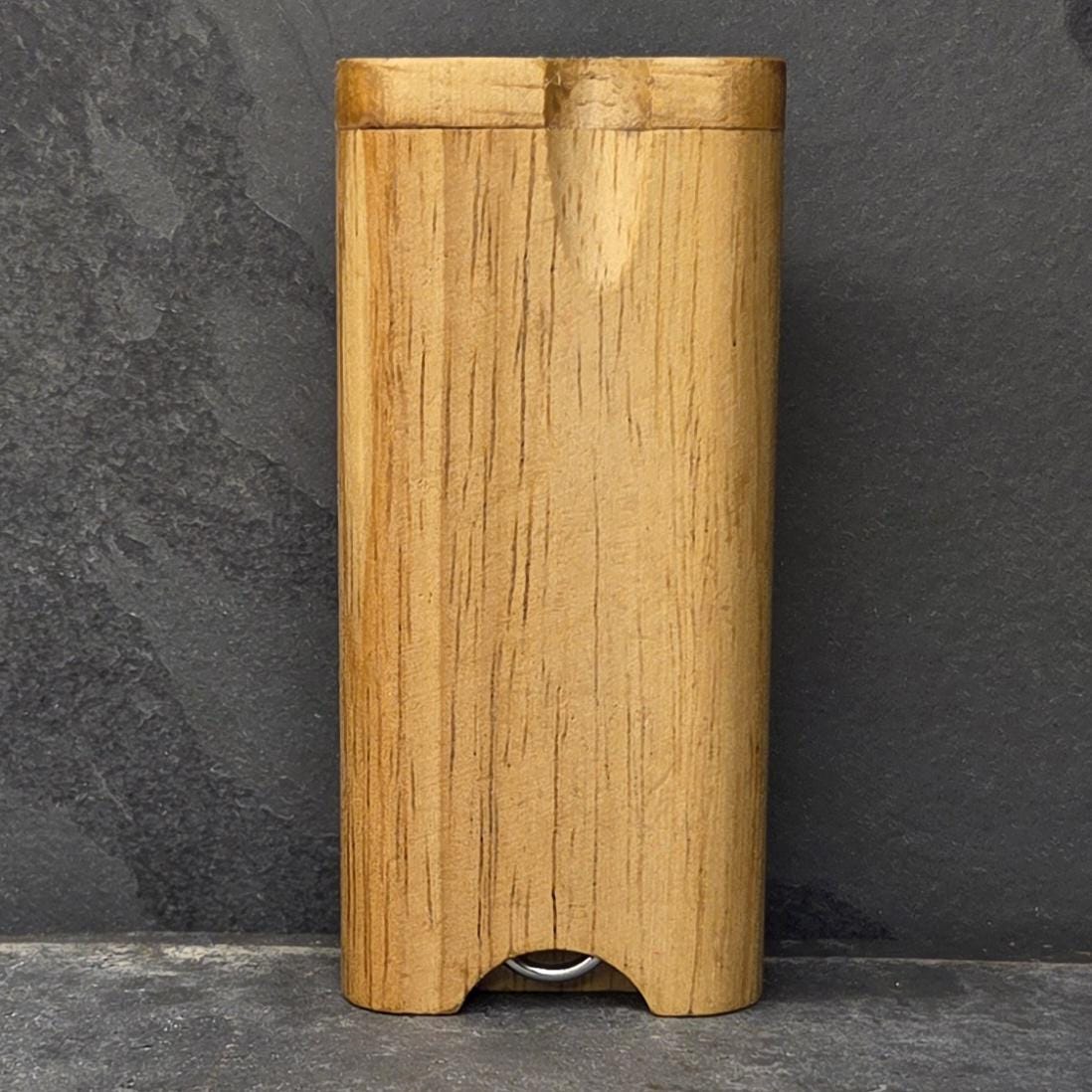 Wood Dugout Stash Box with Pick and One Hitter - Mushrooms