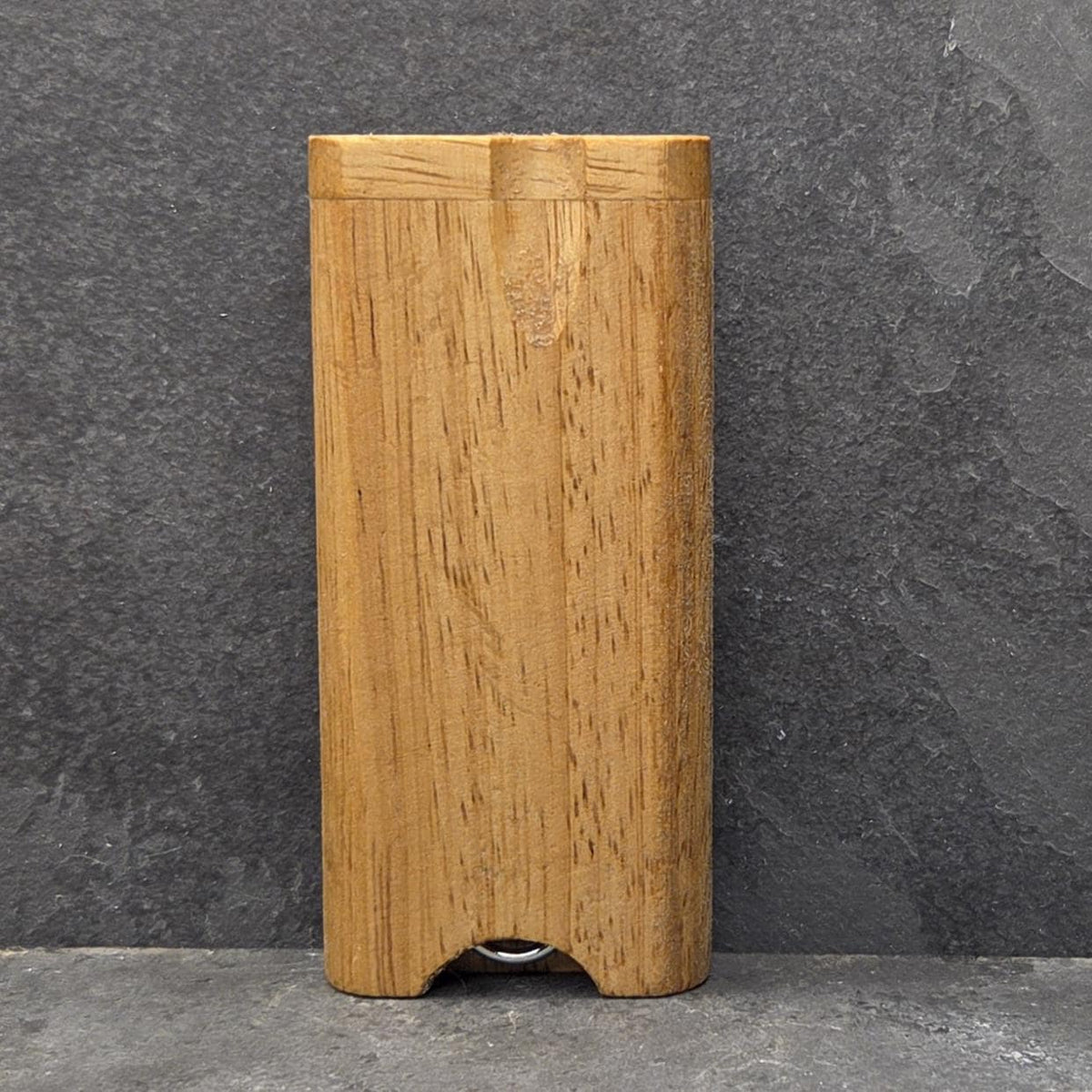 Wood Dugout Stash Box with Pick and One Hitter - Alien Moon