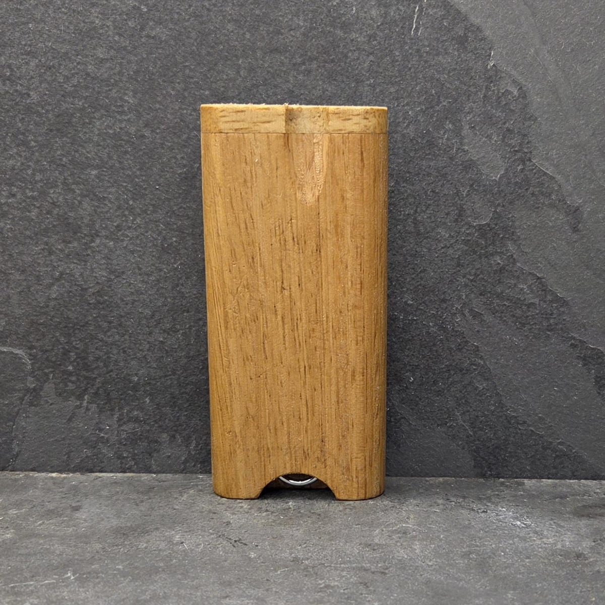 Wood Dugout Stash Box with Pick and One Hitter - Alien UFO