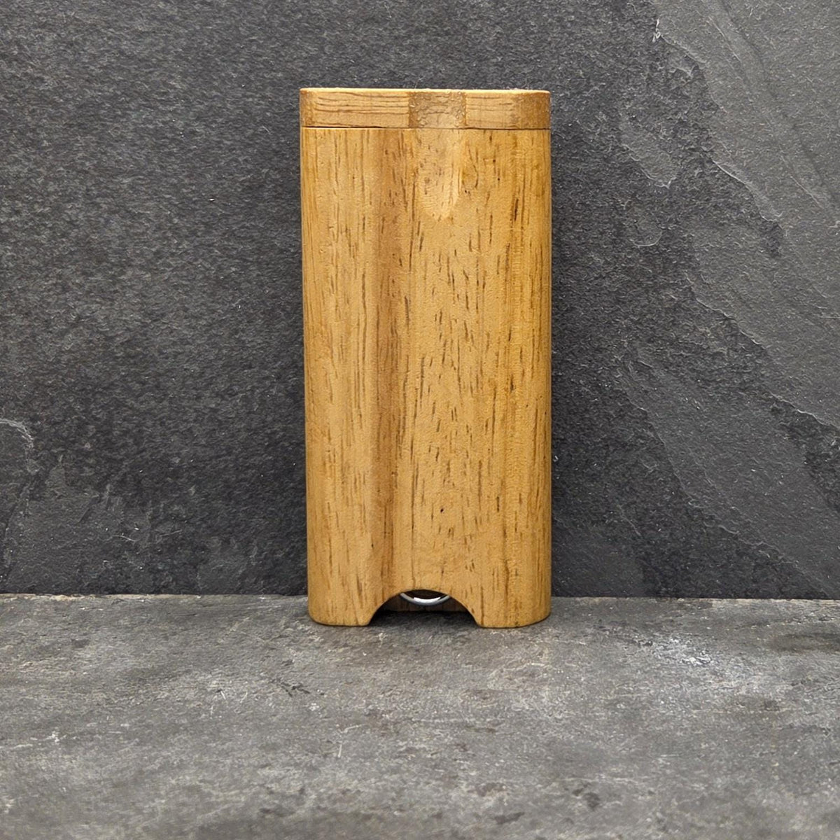 Wood Dugout Stash Box with Pick and One Hitter - Peace Alien