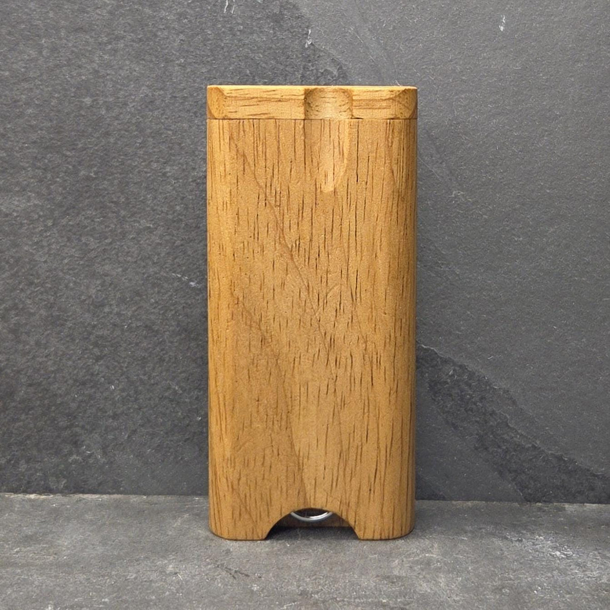 Wood Dugout Stash Box with Pick and One Hitter - Rose Skull