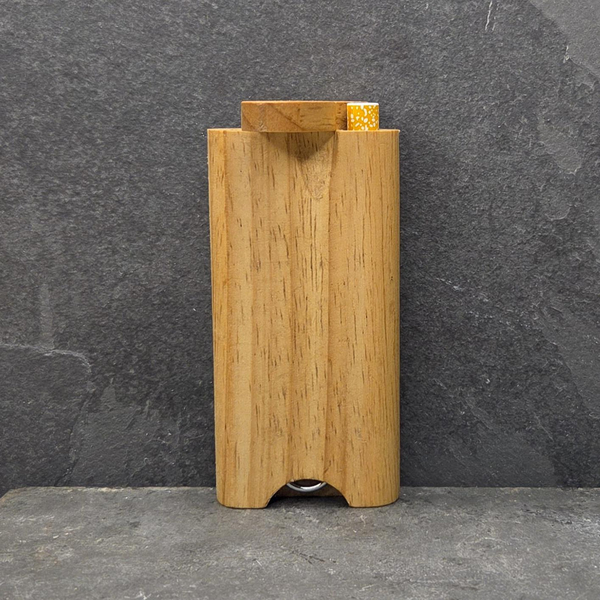Wood Dugout Stash Box with Pick and One Hitter - Gothic Celestial